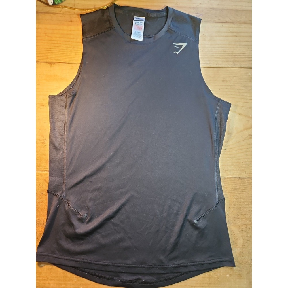the Gymshark Element Tank in black.